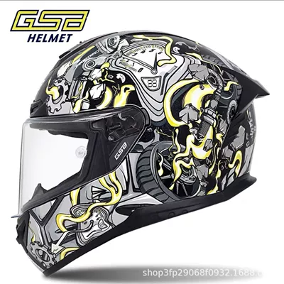 with Reserved Earphone and Eye Slots | Motorcycle Helmet Headset - mojin-era-gold-cycling-gift-pack-brand-exclusive-s-53-54-if-your-face-is-widefat-take-one-size-larger