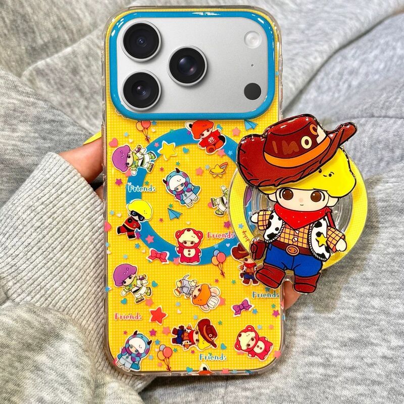 Cartoon case suitable for Samsung s23fe, s26ultra/s24plus/s21, magnetic 3, Apple 18promax Cartoon case suitable for Samsung s23fe, s26ultra/s24plus/s21, magnetic 3, Apple 18promax