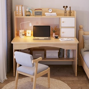 Desk Bookshelf Integrated Table Computer Table Desktop Home Student Study Table and Chair Combination Bedroom Office Writing Table