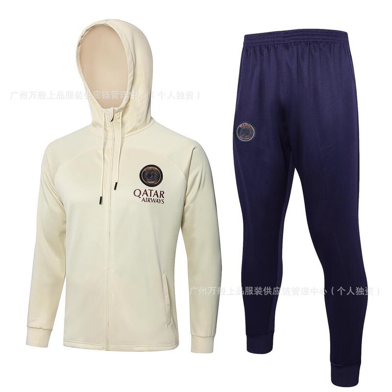 Source 2425 Long Pull Hat Jacket Real Madrid Barcelona France Paris Real Madrid Chelsea Miami Adult Jacket