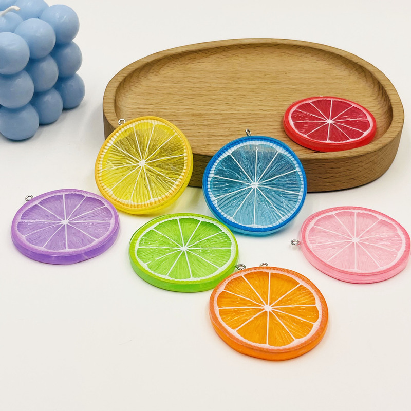 New Model of Simulated Double-Sided Luminous Resin Lemon Slice Keychain Bag Pendant Accessory Fruit Patch in Stock New Model of Simulated Double-Sided Luminous Resin Lemon Slice Keychain Bag Pendant Accessory Fruit Patch in Stock