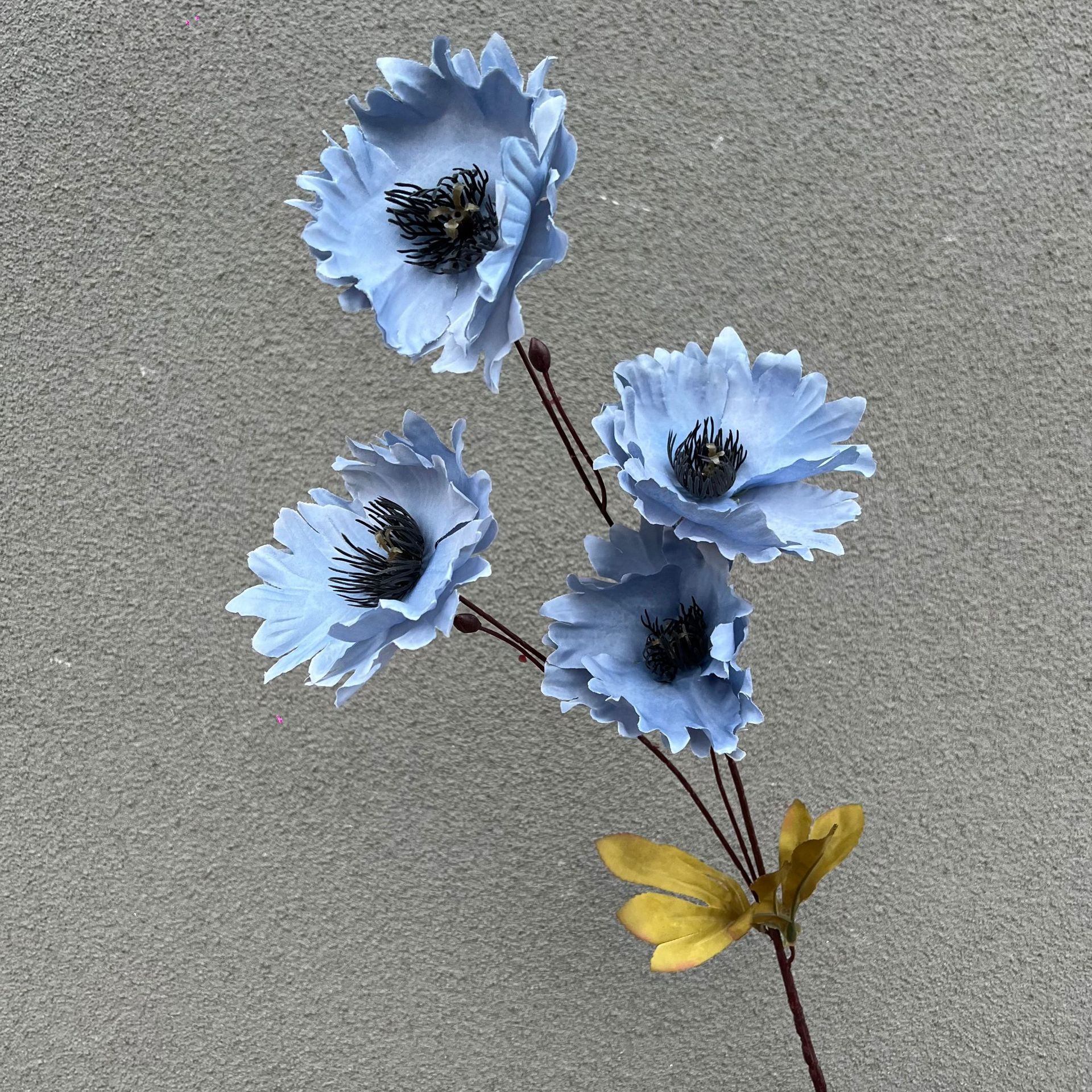 Haze azul decoración de la boda flor de seda flor Hotel fotografía flor de la pared arreglo floral Yingbin distrito Camino de plomo flor artificial