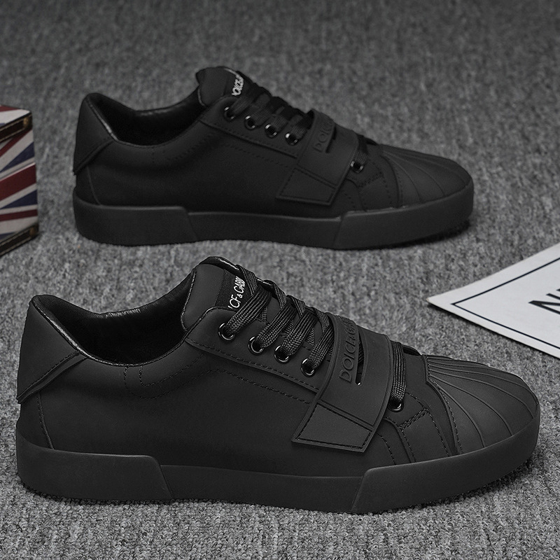 2025 verano nuevos zapatos casuales para hombres zapatos de skate de altura baja tendencia zapatos blancos coreanos cuatro estaciones zapatos de skate para estudiantes hombres