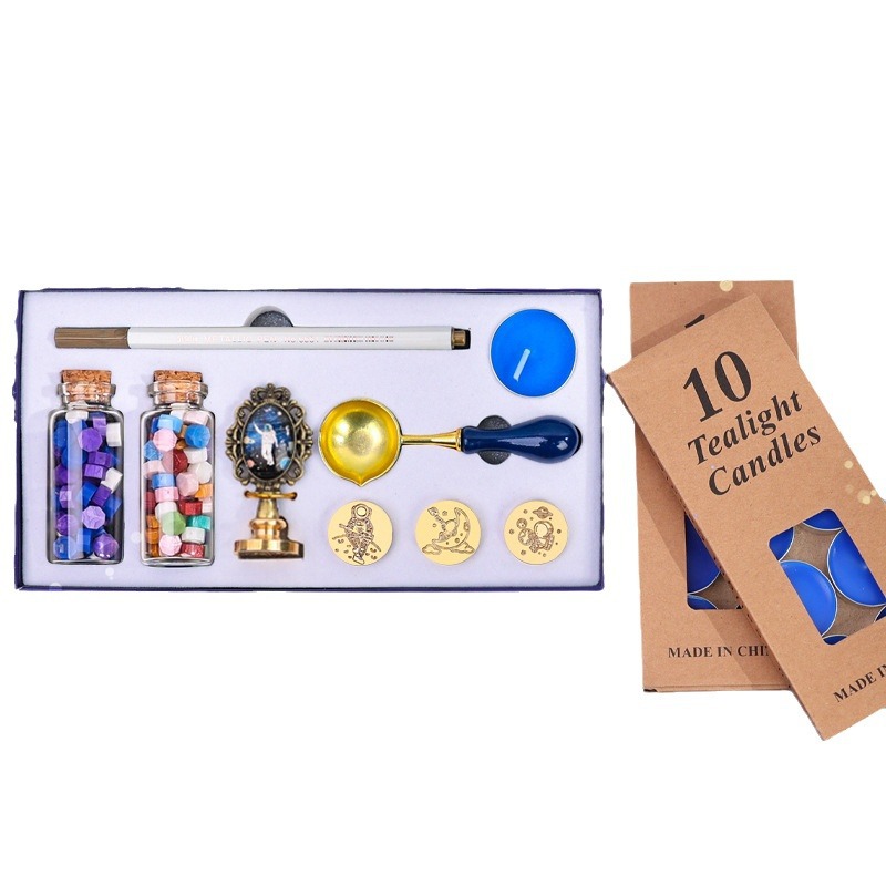 Tienda cultural y creativa Puzzle Astronaut Fire Paint Set Caja de regalo Juguetes prácticos para estudiantes de primaria y secundaria Regalo de cumpleaños creativo