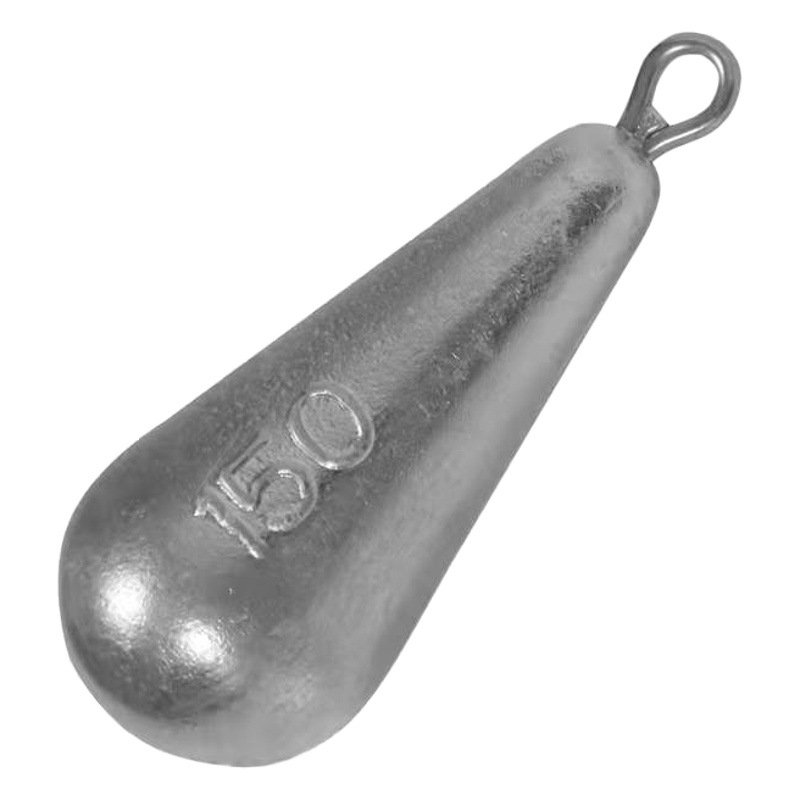 Water Drop-Shaped Lead Sinker Cross-Border Fishing Gear Accessories with Ring Anti-Snag Bottom Lead Weight String Hook Lead Sinker Fishing Water Drop-Shaped Lead Sinker
