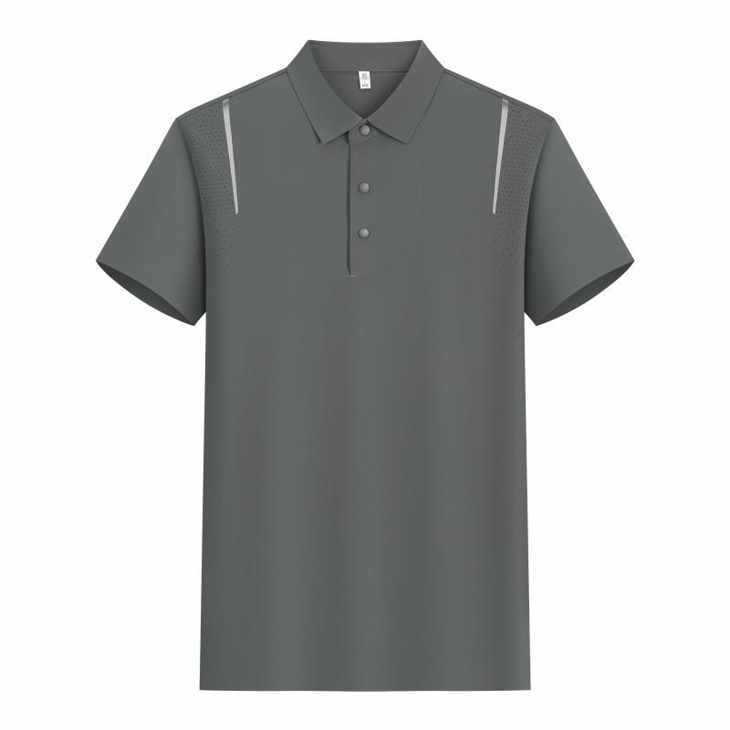170G secado rápido camiseta polo camiseta de verano impresa logotipo de manga corta ropa de trabajo masculina y femenina ropa de grupo personalizada