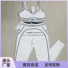 阿洛瑜伽套装无缝训练服配衬垫亲肤面料普拉提两件套运动套装包邮