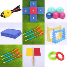 田径软式器材批发软式跨栏架练习标枪少儿趣味田径中小学体育用品