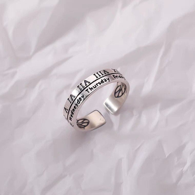  Anillo de liquidación de agosto - Diseño de nicho minimalista con graffiti y borde ondulado, elegante y exquisito, perro Pachia image 10