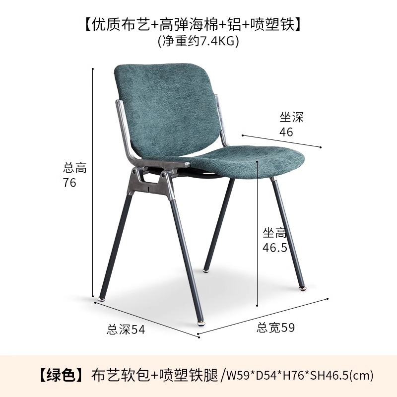 녹색 패브릭 소프트 백