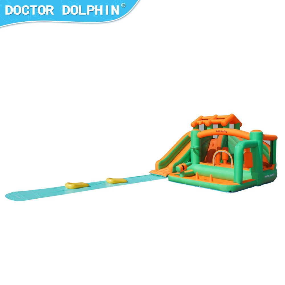 Doctor Pig| Niños al aire libre castillo de rociadores inflables tobogán de rociadores niños tobogán de rociadores castillo de rociadores