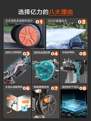 Car washing machine Water Gun Household 220V Booster