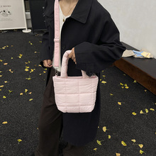 冬季棉服包高级感小众设计精致韩系日常通勤包单肩手提包斜挎包女