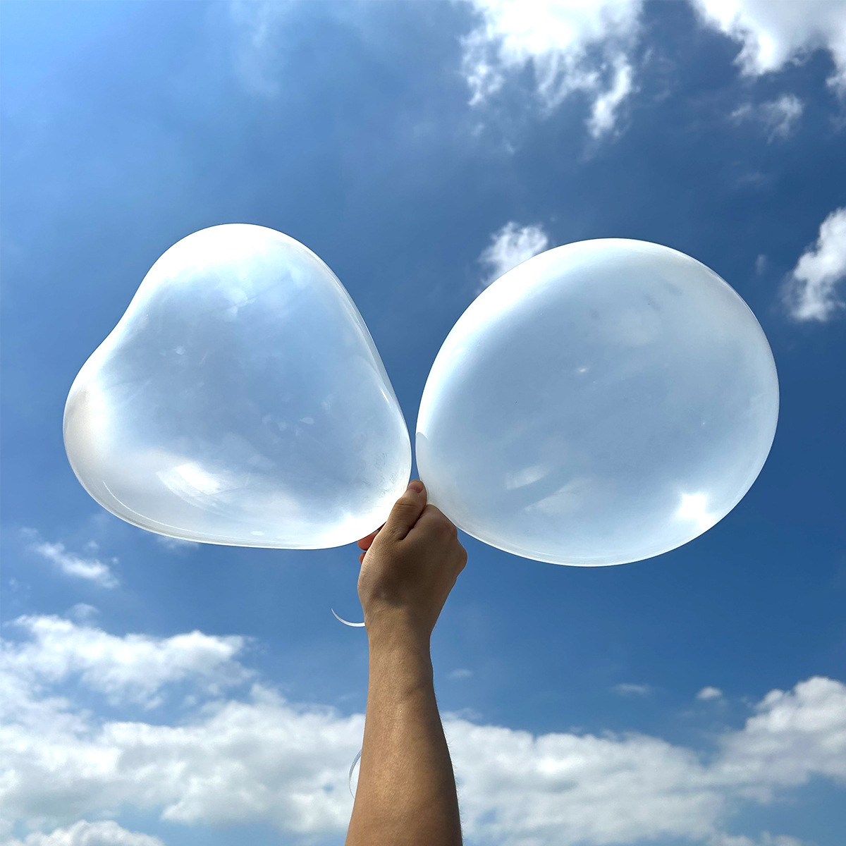 Globo de látex transparente redondo de 10 pulgadas (1.8g/2.2g/2.8g)