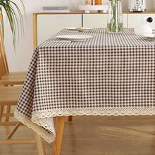 Tablecloth cloth plaid desk mat tea table mat table cloth
