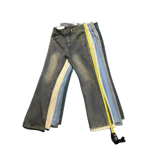 Men's Jeans 2025 Spring and Autumn Straight Leg Micro-Rocker Stylish American Streetwear Brand Rebel Pants