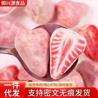 代发100g冻干草莓干解馋办公室脆果干休闲儿童小零食草莓干烘焙用