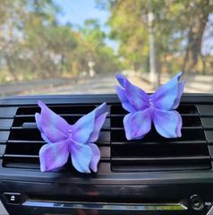 卸売アロマディフューザー石ピンク蝶車の空気出口特別な車のインテリアアクセサリーフレグランス装飾品装飾ギフト