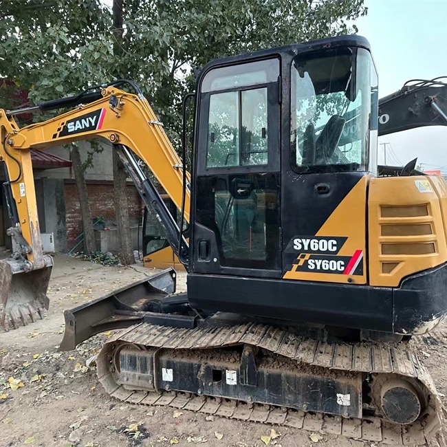 Exportación de Myanmar de segunda mano excavadora Sany 60 75 215 noventa por ciento nuevo precio excelente garantía de calidad image 3