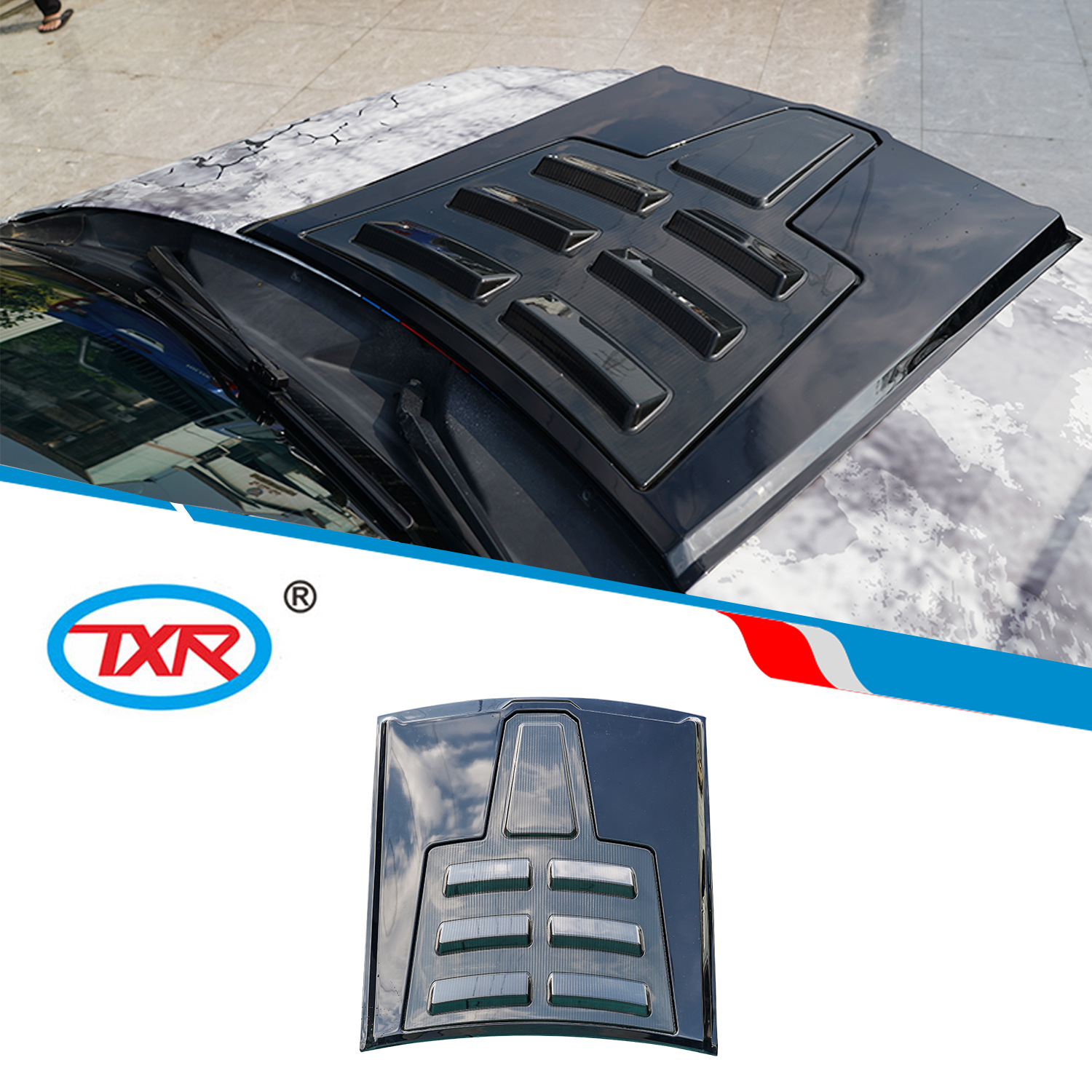 Adecuado para Nissan Patrol Patrol coche luz de techo foco modificación de la cubierta de la máquina del motor y62 accesorios de cubierta de piedra antiarena