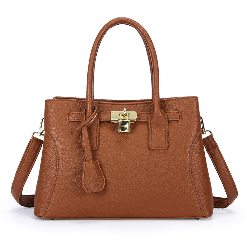 Handbag Bag Women's New Style Lychee Pattern Versatile Handbag Cross-Border Bucket Bag Women's Bag Commuter Shoulder Crossbody Bag Handbag Bag Women's New Style Lychee Pattern Versatile Handbag Cross-Border Bucket Bag Women's Bag Commuter Shoulder Crossbody Bag