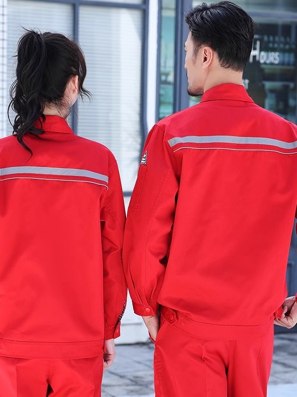 Primavera y otoño ropa de trabajo antiestática de manga larga engrosada ropa de trabajo resistente al desgaste ropa de fábrica de servicio de servicio personalizada