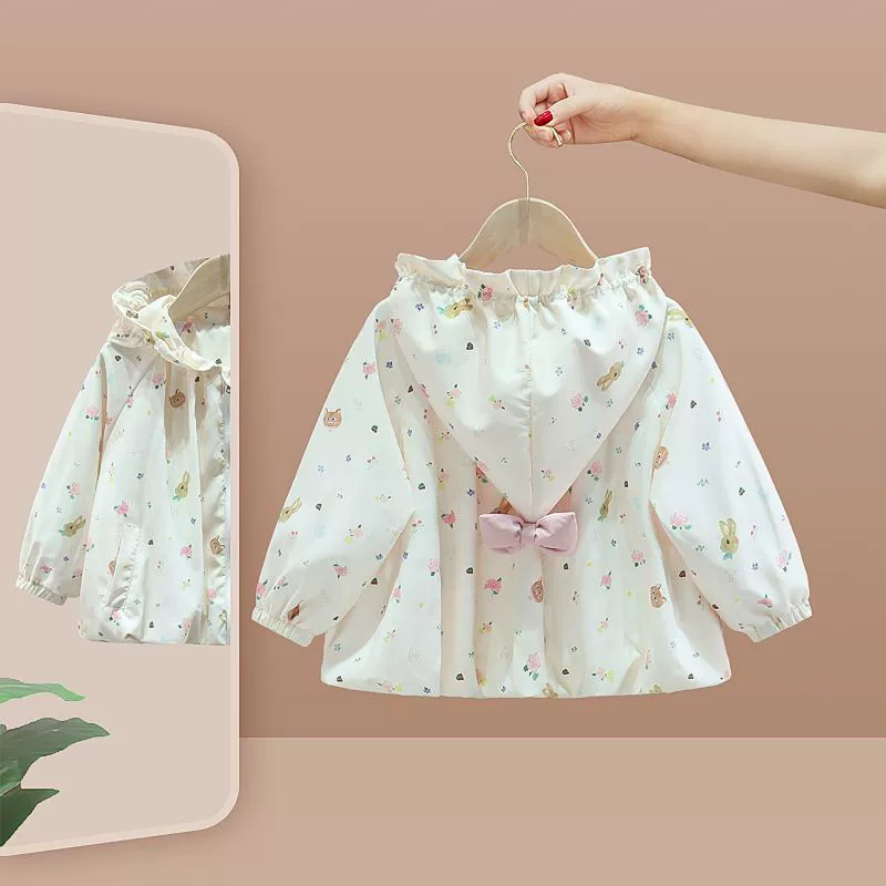 Детские куртки для девочек, топы в весенне-осеннем стиле, новая детская одежда с капюшоном 2025 года, куртки для девочек