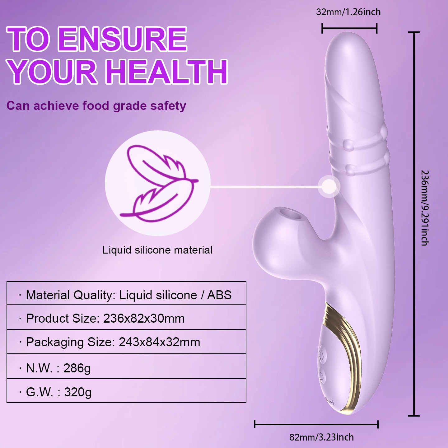 Female telescopic peristaltic vibrating AV stick