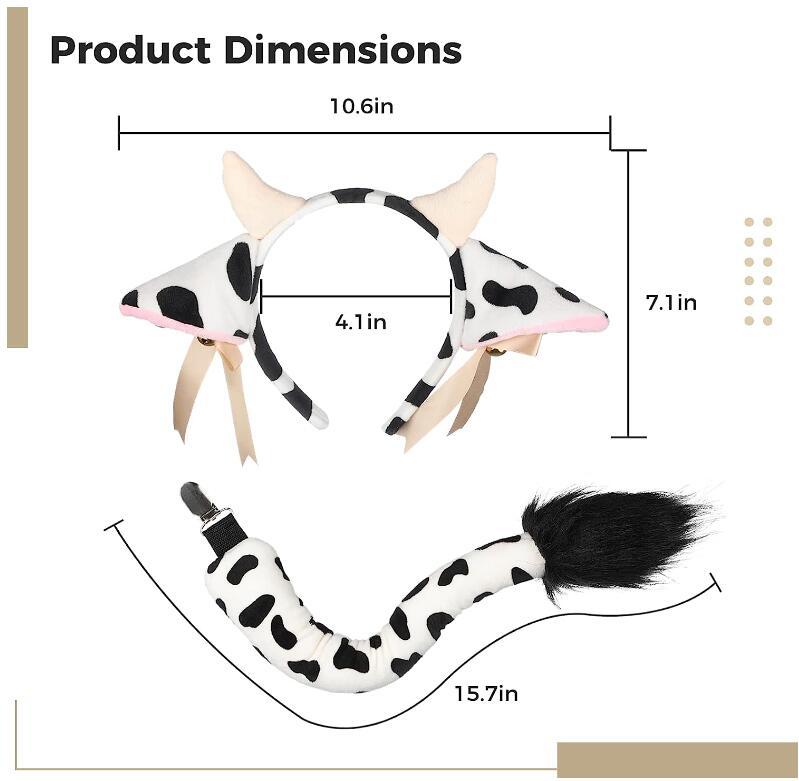 Halloween Déier Oueren kreativ Requisiten Zoo Léiw Oueren Kappband Kappschmuck_voghion.com