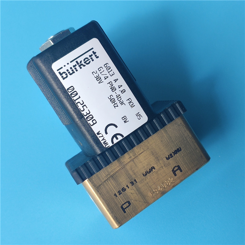 burkert电磁阀6013 A 4.0 FKM G1/4 0-4bar 230V 00125309现货