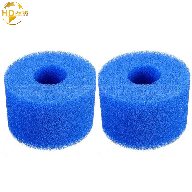 空心海绵柱阻燃过滤绵生化藤绵水族箱过滤绵生化绵活性炭过滤棉