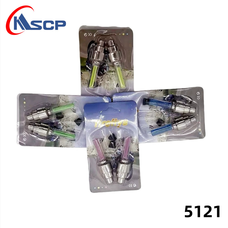 Bicicleta boquilla de aire Válvula de luz núcleo ligero bicicleta de montaña monocromo boquilla de aire luz fluorescente Válvula de varilla equipo de equitación ligera