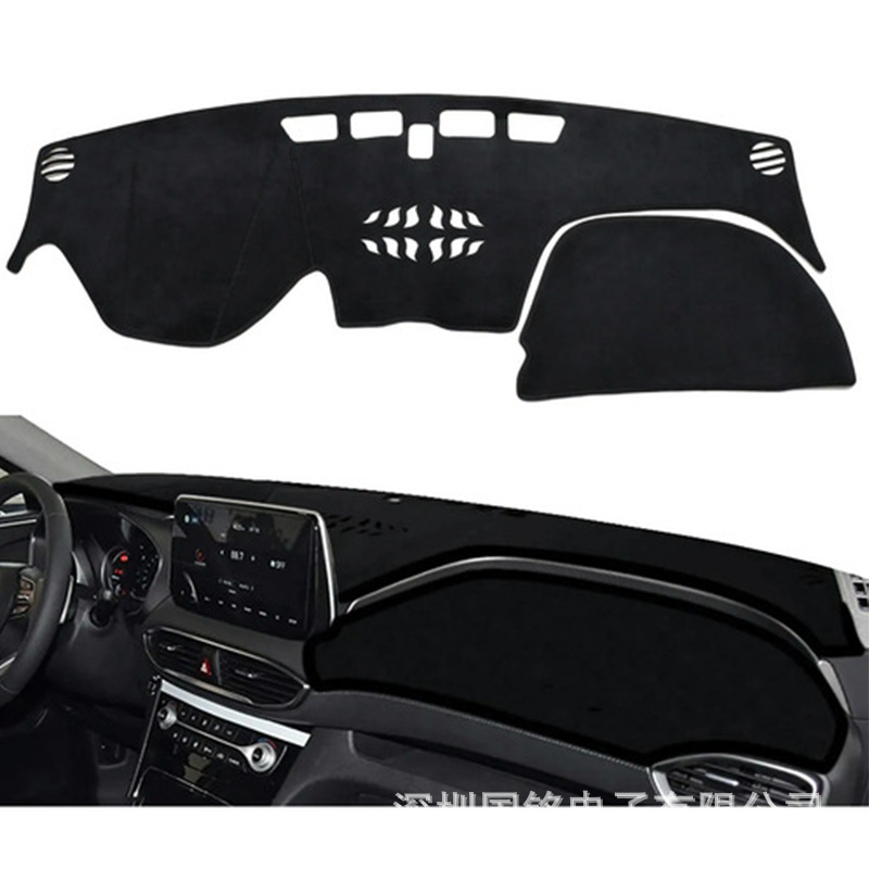 Suitable for Hyundai Santa Fe Se Sel Limited19-23 Car Dashboard Light-Proof Mat Silicone Anti-Slip