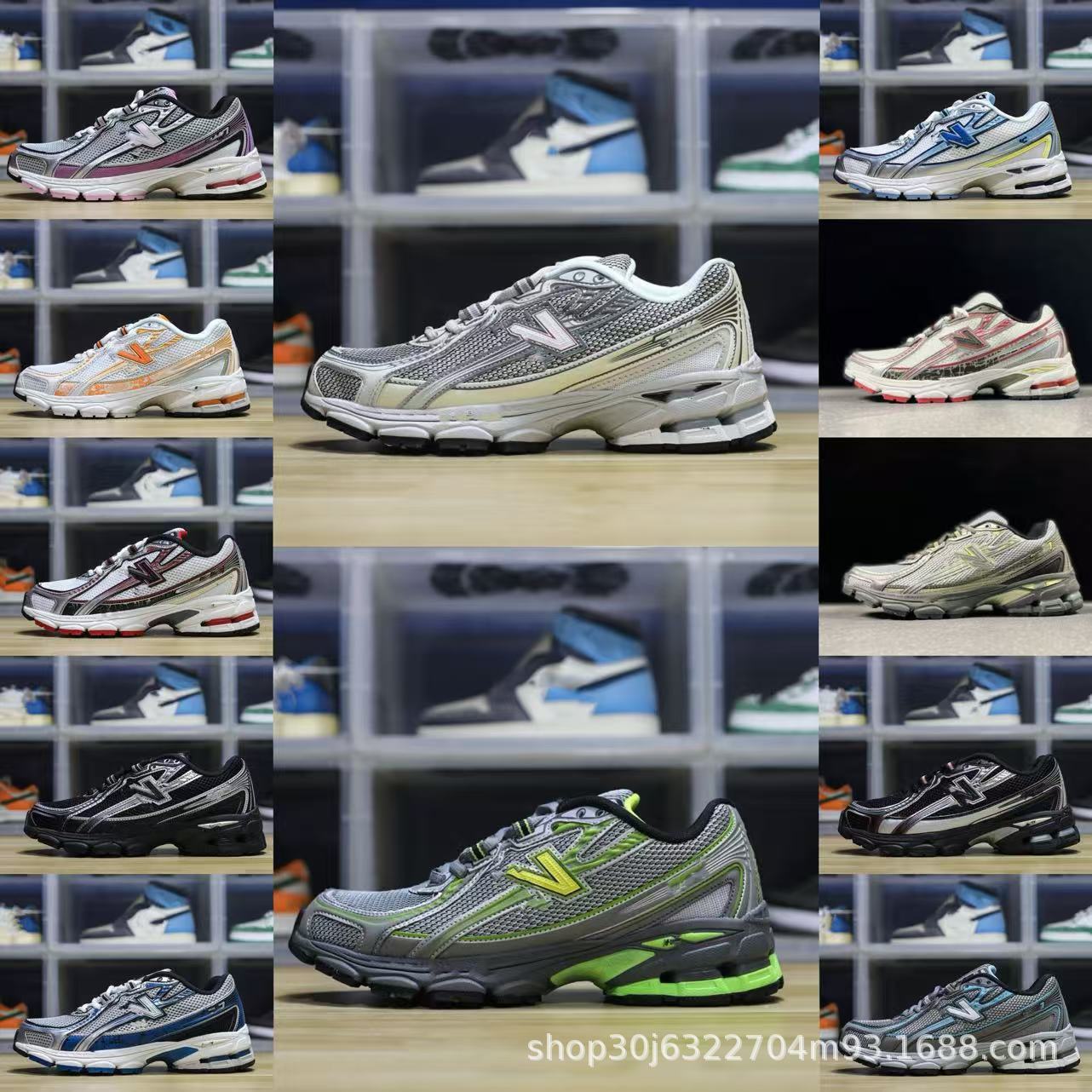 Cross-border Putian shoes high version NB MR740 men's and women's jogging shoes retro casual couple professional sports running shoes