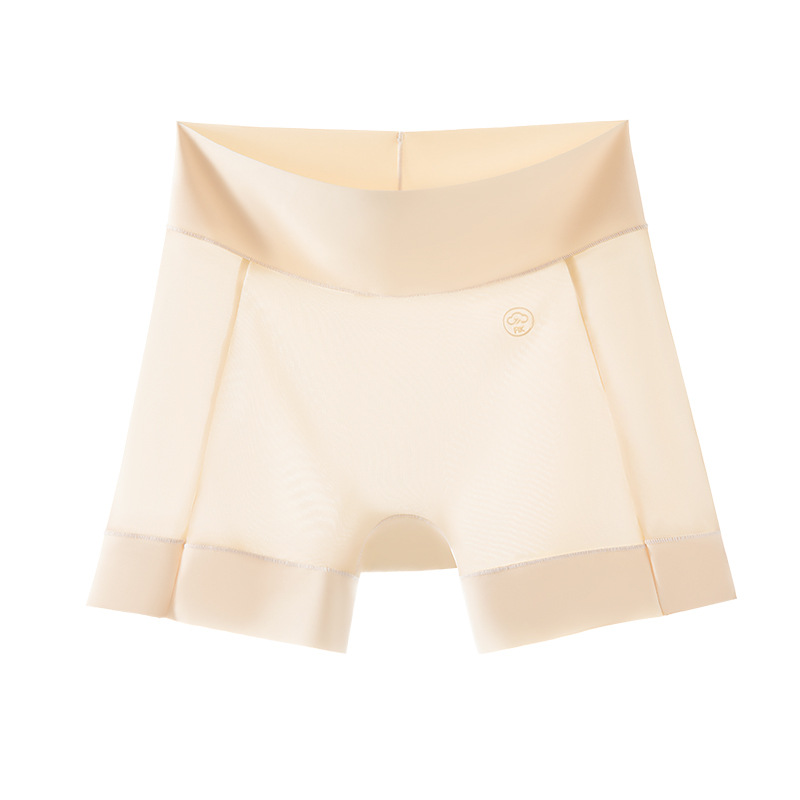 Pantalones de seguridad de gran tamaño para mujer, estilo delgado de verano, sin costuras y sin rizos, base líquida dos en uno, leggings de seda de hielo