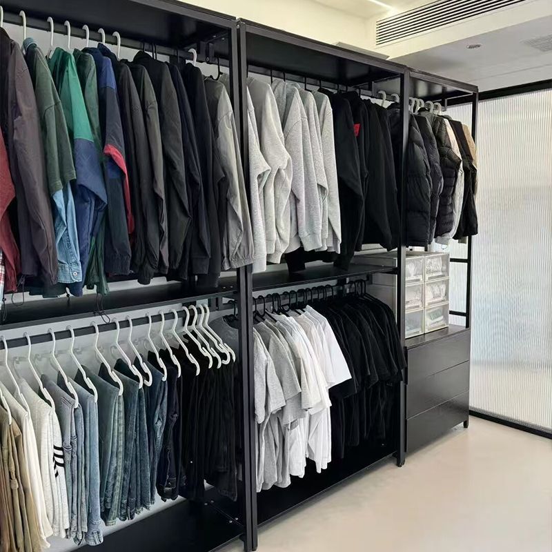 家用步入式金属衣柜卧室衣帽架落地挂衣架衣帽间组合立式铁艺架子|undefined