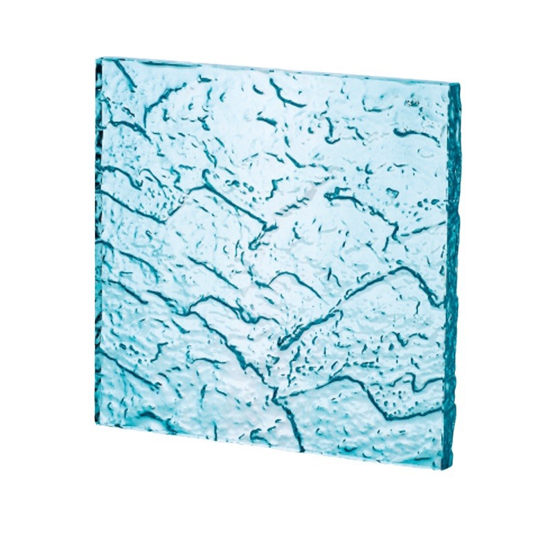 Vidrio ultra blanco cristal colgante paneles de puerta de entrada pantalla transparente azulejos decorativos cuadrados largos colgantes azulejos de cristal