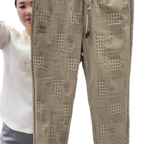 Casual Men's 2025 Summer Thin Versatile High-End Personality Fashion Elastic Sweatpants Harem Pants