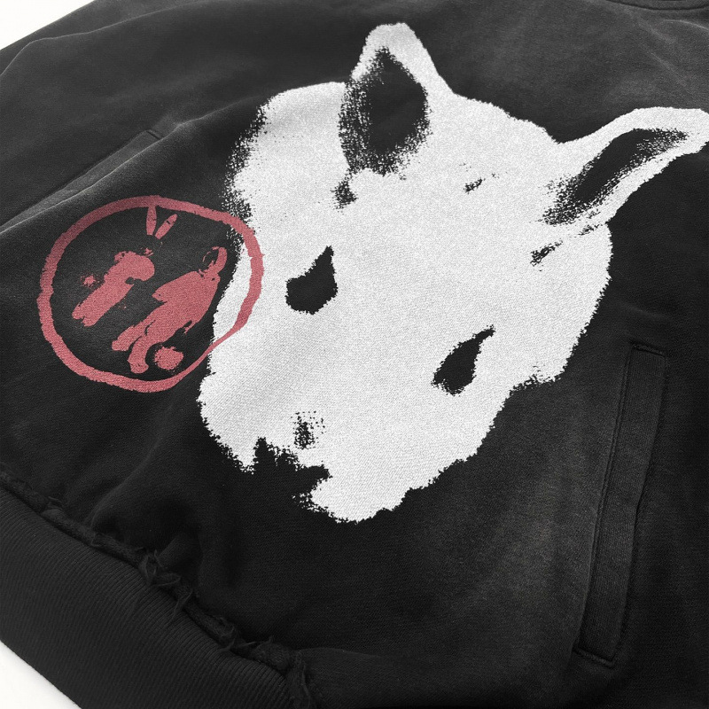 Men's Clothing European And American Wholesale Sweatshirt Printed Pattern Long Sleeved Pullover Hoodie Sweatshirt Jacket Trendy Street_viptrois.com