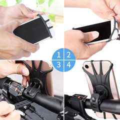 Factory Bicycle Phone Holder 360-degree Rotatable Phone Stand Silicone Multi-purpose Phone Stand