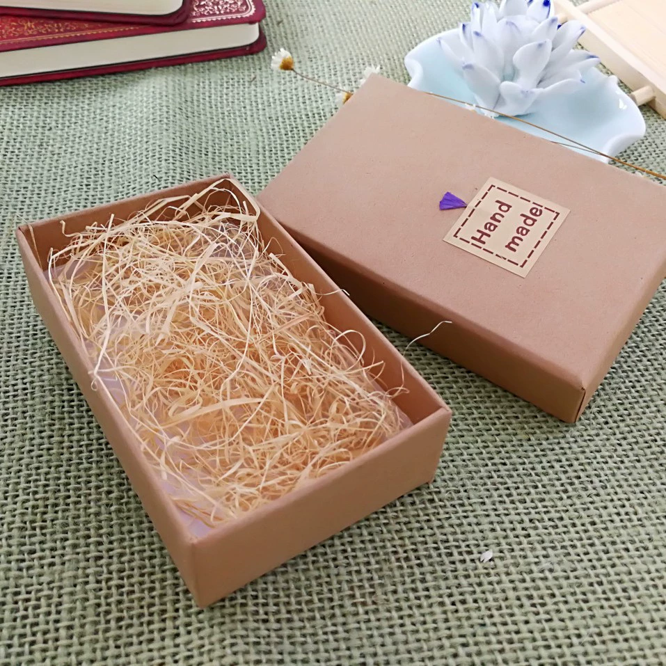 Крыло цикады Закладка коробка классический китайский стиль прямоугольный квадратный Крафт-бумага коробка подарка изготовление на заказ оптом