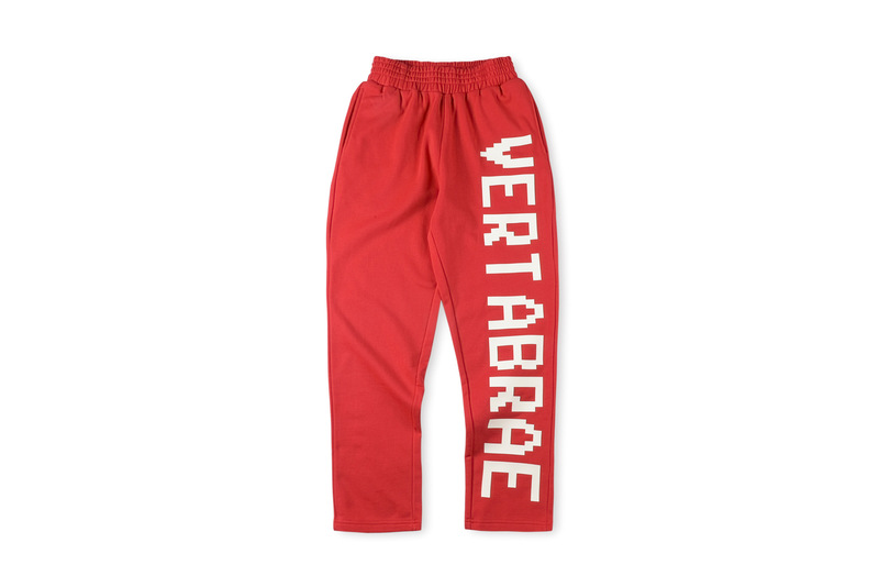 跨境外贸男女明星同款Vertabrae sweatpants镶钻立体字休闲长裤|undefined