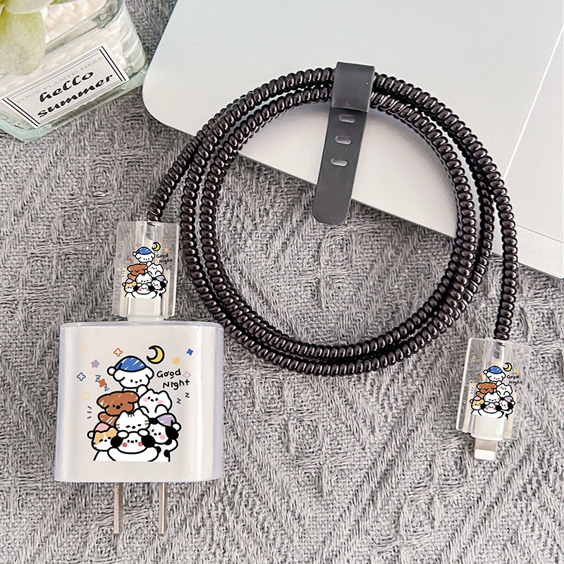 18/33/45W Protective Case Suitable for Oppoa7 Charger Protective Cover Data Cable 65/100W Cable Bite
