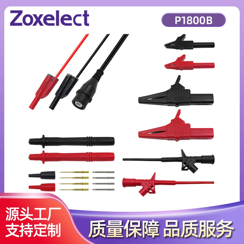 BNC Revolution 4 мм банановый штекер с зажимом из кожи аллигатора тестовый крюк сломанный провод крюк мультиметр метр тестовый комплект