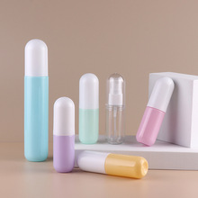 现货批发30ml乳液胶囊型喷雾瓶pet酒精消毒盖塑料瓶化妆品分装瓶