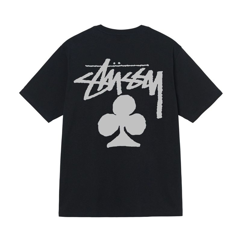 stusy スタッシー 2025年新作 8 男女兼用 半袖Tシャツ 夏 ブラック ホワイト メンズTシャツ ゆったり 230g|undefined