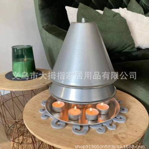 跨境爆款Tea light oven Ceramic radiator铁艺茶蜡加热暖炉铁暖|undefined