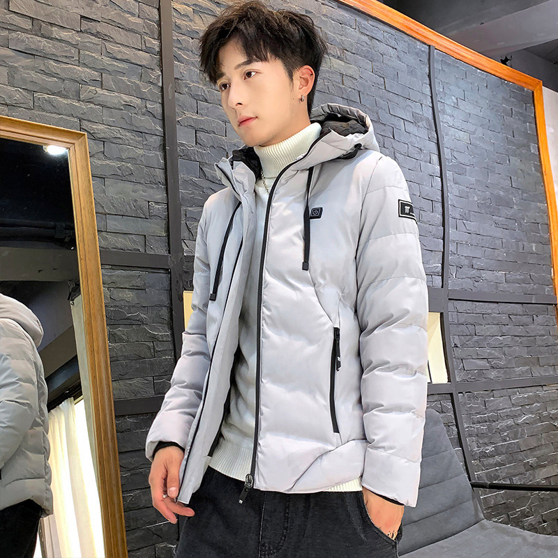 跨境电商爆款发热夹克发热保暖工作服电热夹克骑行发热服|ms