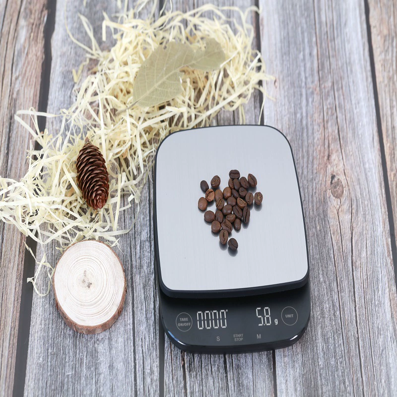 Кухонные весы 1 г, из нержавеющей стали, цифровые, для кофе, выпечки, мини, многофункциональные, высокоточные