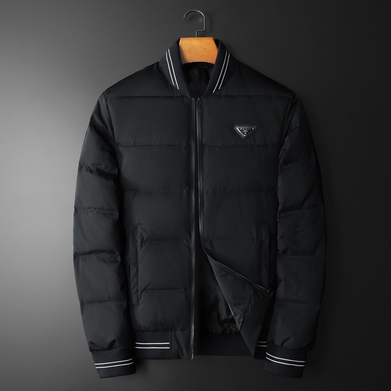 고급 스타일 스탠드 칼라 다운 재킷 남자의 겨울 새로운 간단한 플러스 사이즈 유럽 역 패션 브랜드 화이트 덕 다운 따뜻한 재킷